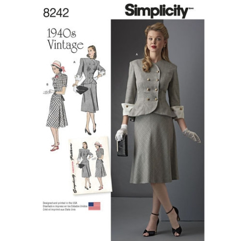 S8242 Kleid Plus, Simplicity