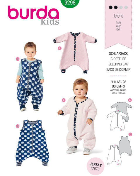 9298 Overall Schlafsack F, 2020, Burda