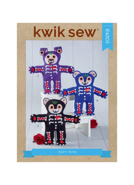 K4303 Bären Katze H, KwikSew