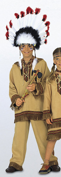 5812 Kostüm: Indianer, Indianerin, Burda