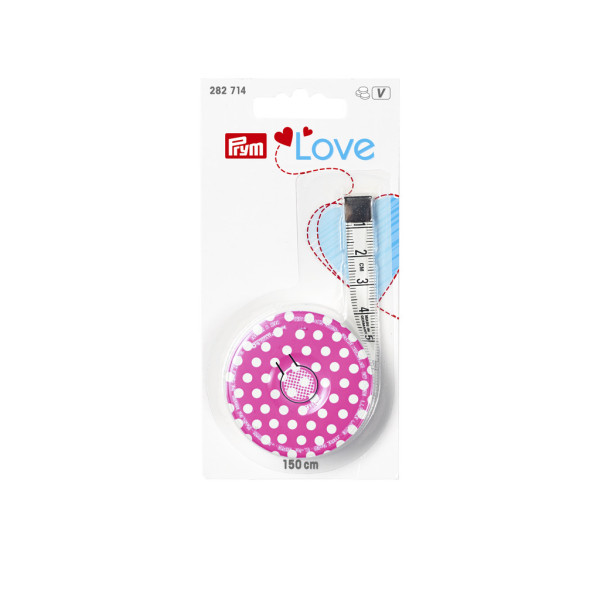 Prym Love Rollmaßband 150 cm pink