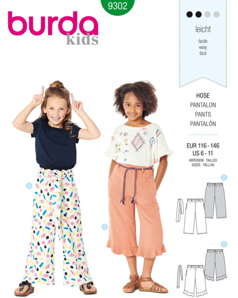 9302 Culottes F, S 2020, Burda