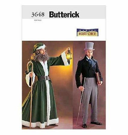 Butterick B3648 Herren Kostüm Schnittmuster OFP