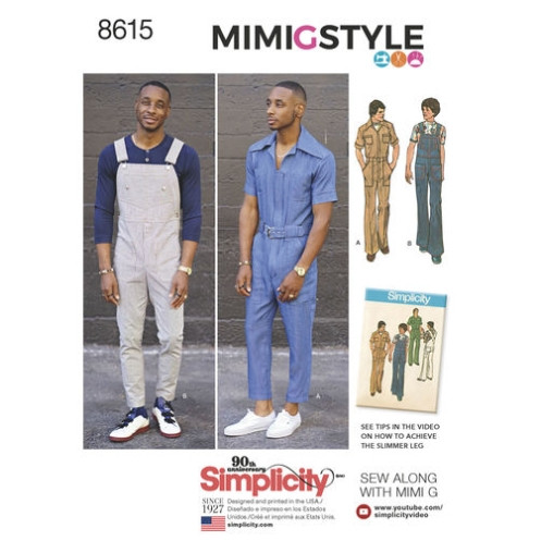 S8615 Herren Overall, Simplicity