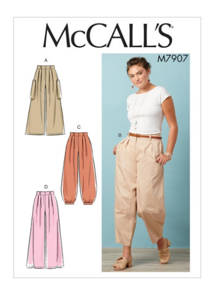 M7907 Damen Hose, Schnittmuster von McCalls