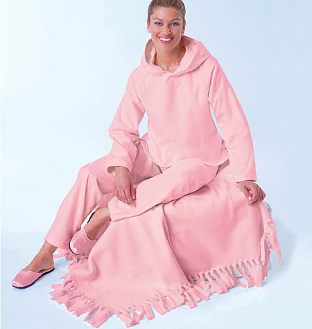 Butterick B4038 Freizeitanzug, Robe, Top, Hose und Bettdecke OFP