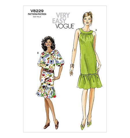 Vogue V8229 'ES' Kleid 8229 Schnittmuster OFP