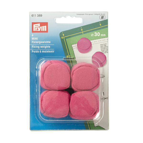 Fixiergewichte MINI 30 mm pink
