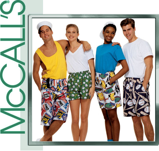 McCall M8934 OFP MEN'S, TEEN BOYS' BOXER Shorts in 3 Längen 8934 OFP