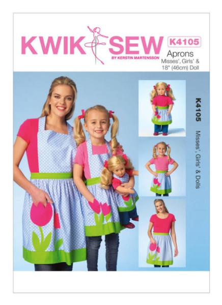 K4105 Tulpen Schürzen, KwikSew