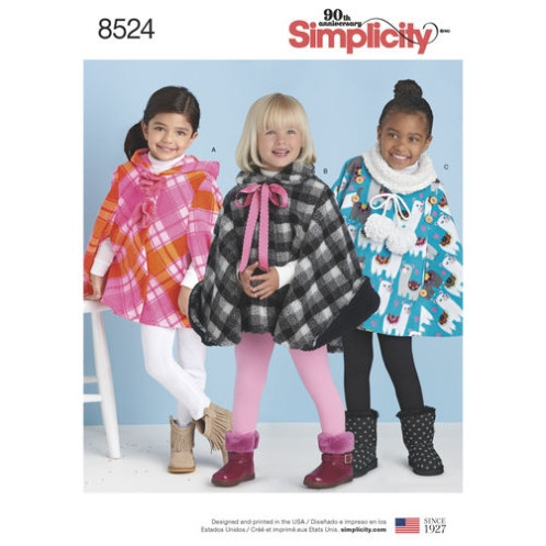 S8524 Poncho, Simplicity