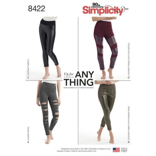 S8422 Damen Leggings, Simplicity