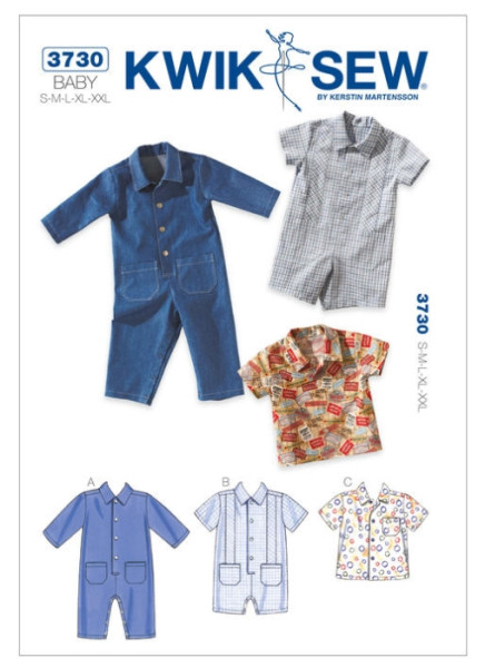 Kinder Overall Shirt, KwikSew K3730