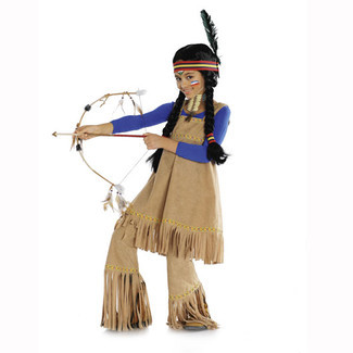 2401 Kostüm: Indianerin, Hawaii-Mädchen, Burda