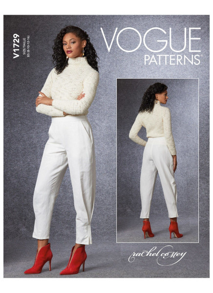 V1729 Damen Hose, Schnittmuster von Vogue