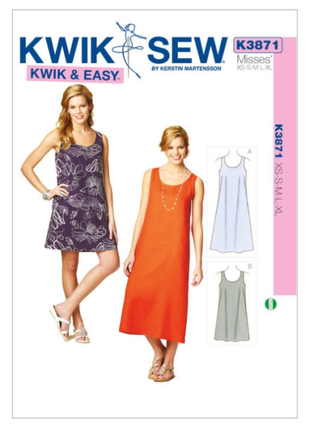 Damen Kleid Pullover, KwikSew K3871