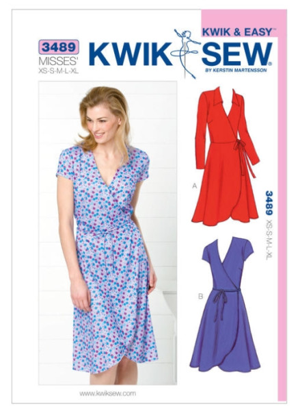 Damen Kleid Überwurf, KwikSew K3489