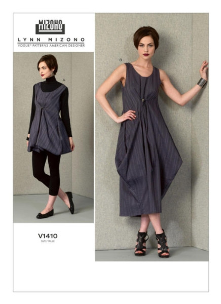 V1410 Damen Kleid, Schnittmuster von Vogue