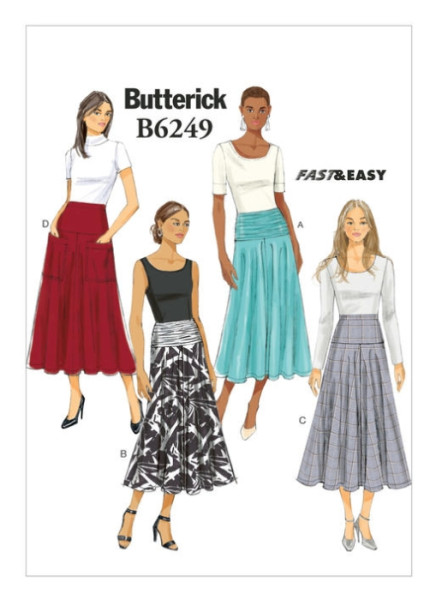 B6249 Damen Röcke, Butterick