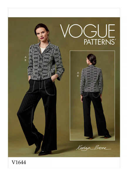 V1644 Damen Hose Jackett, Vogue