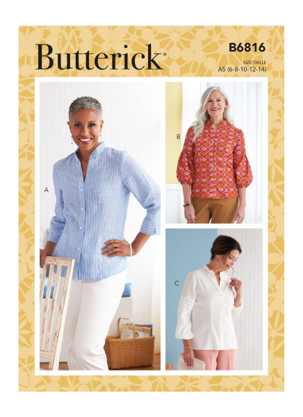 B6816 Damen Top, Butterick