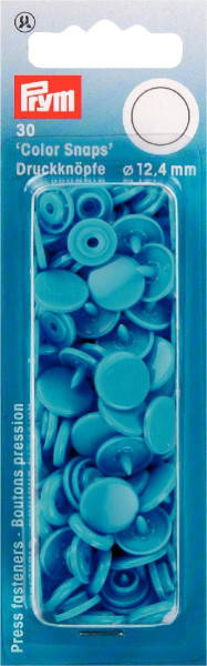 NF Druckkn Color Snaps rund 12,4mm stahlblau