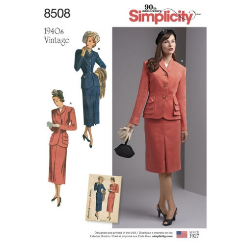 S8508 Damen Anzug Jackett, Simplicity