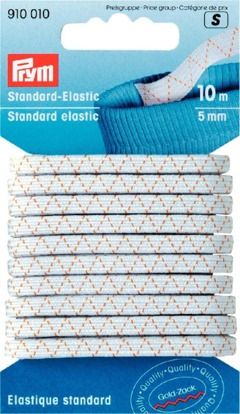 Standard-Elastic 5 mm weiß