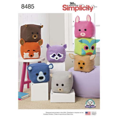 S8485 Tiere, Schnittmuster von Simplicity