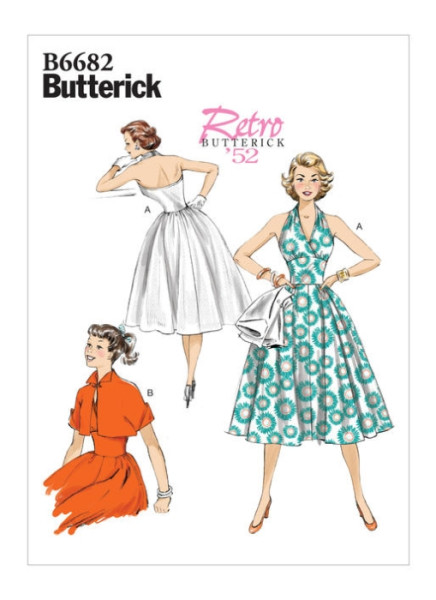 B6682 Damen Kleid Jackett, Butterick