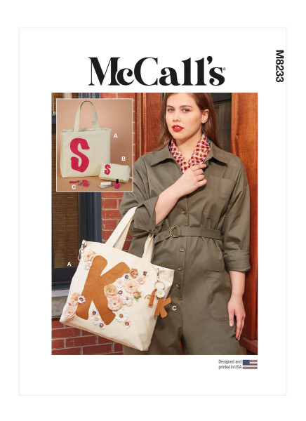 M8233 Tasche, Schnittmuster von McCalls