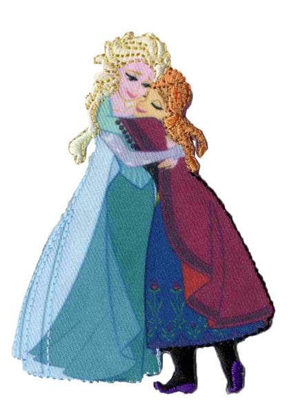 Elsa und Anna, Bügelbild