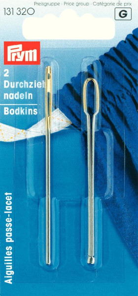 Durchziehnadeln ST silberfarbig 2 Formen
