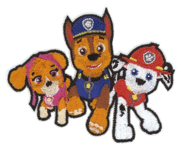 Paw Patrol, Marshall,Chase,Skye, Bügelbild