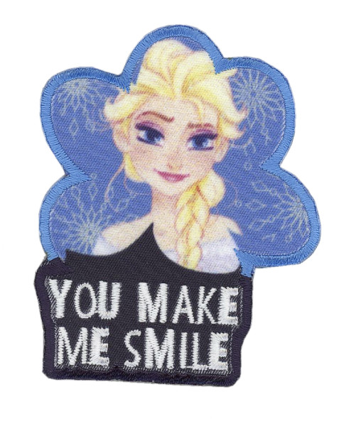 Elsa - you make me smile, Bügelbild