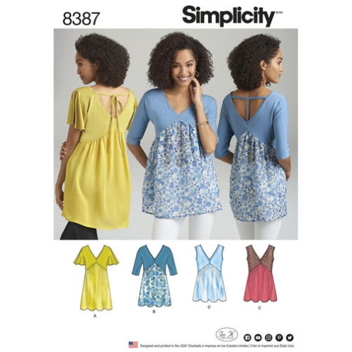 S8387 Damen Top, Simplicity