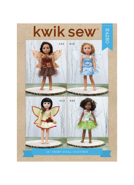 K4280 Kleidung Elfen Puppe, KwikSew