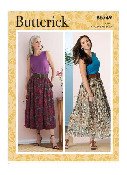 B6749 Damen Röcke, Butterick