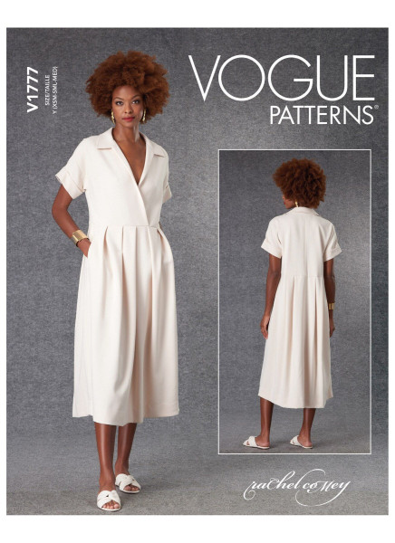 V1777 Damen Kleid, Schnittmuster von Vogue