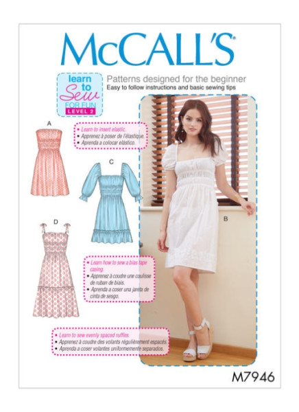 M7946 Damen Kleid, Schnittmuster von McCalls