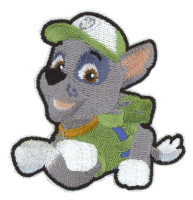 Paw Patrol, Rocky, Bügelbild Paw Patrol, Rocky, Bügelbild
