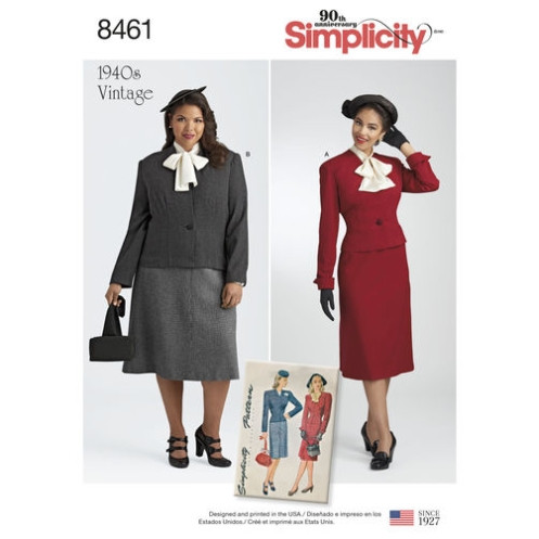 S8461 Damen Anzug, Simplicity