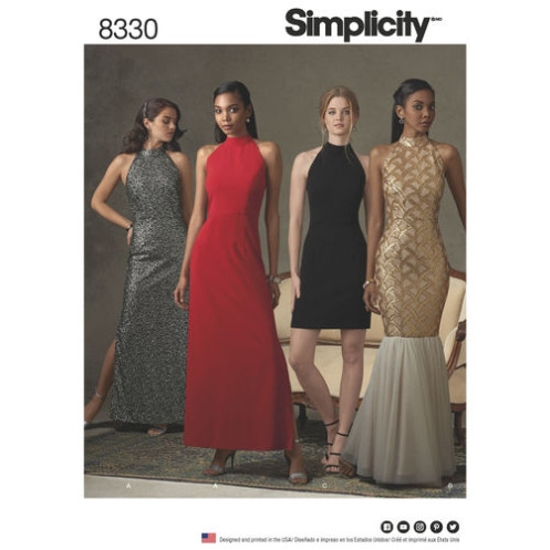 S8330 Damen Shirt Kleid, Simplicity