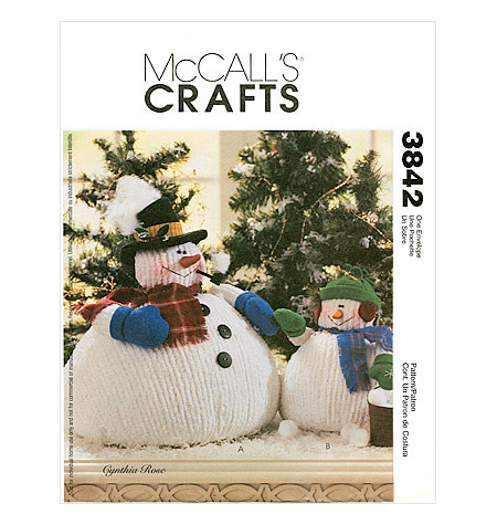 McCall's 3842 OFP Schneemann & Schneekind (Schnittmuster) M3842 OFP