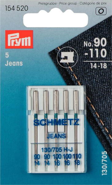 Nähmaschinennadeln 130/705 Jeans 90-110