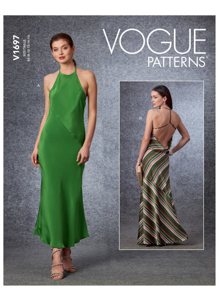 V1697 Damen Kleid, Schnittmuster von Vogue