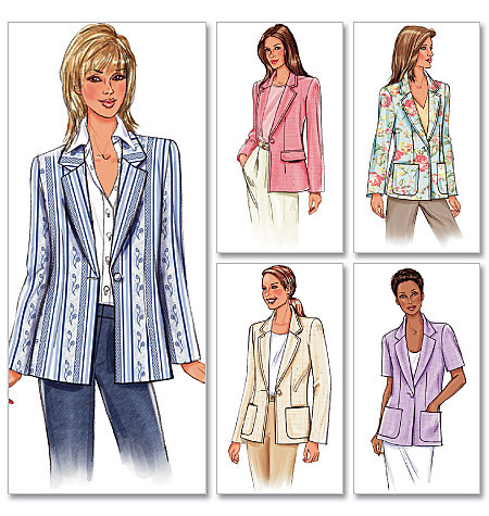 Butterick B4138 Damen Jacket Schnittmuster OFP