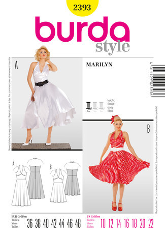 2393 Marilyn, 50er-Jahre, Burda