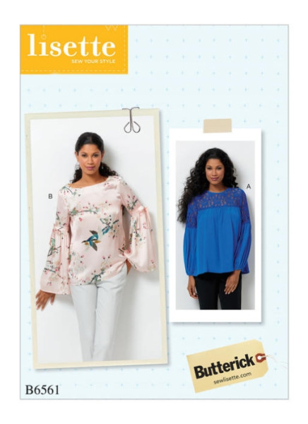 B6561 Damen Top, Butterick