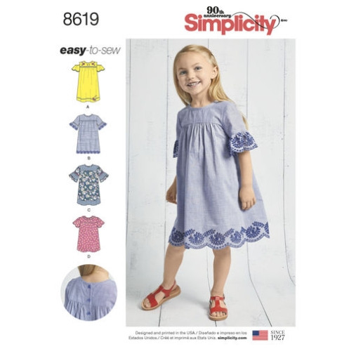 S8619 Einfach Kleid, Simplicity